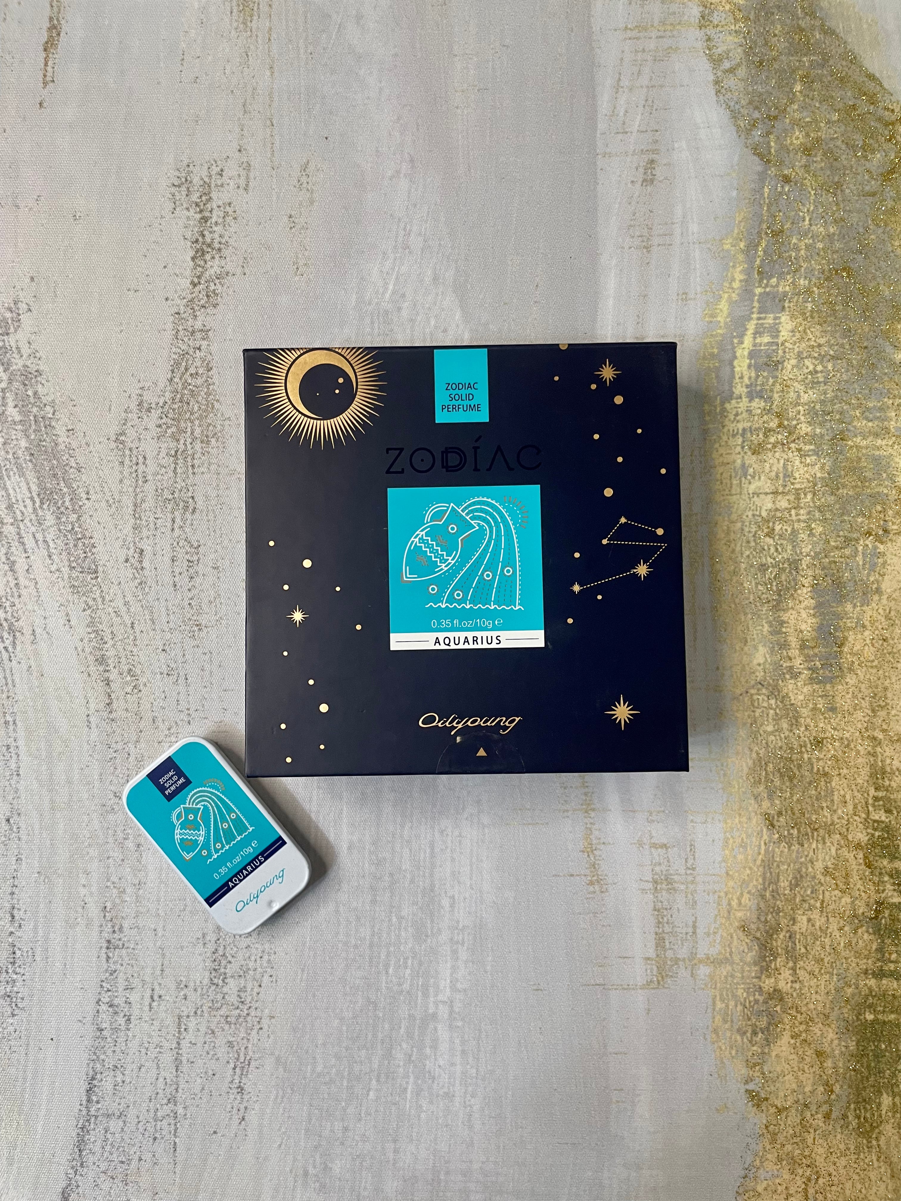 Aquarius Zodiac Fragrance Cream Solid Perfume balm