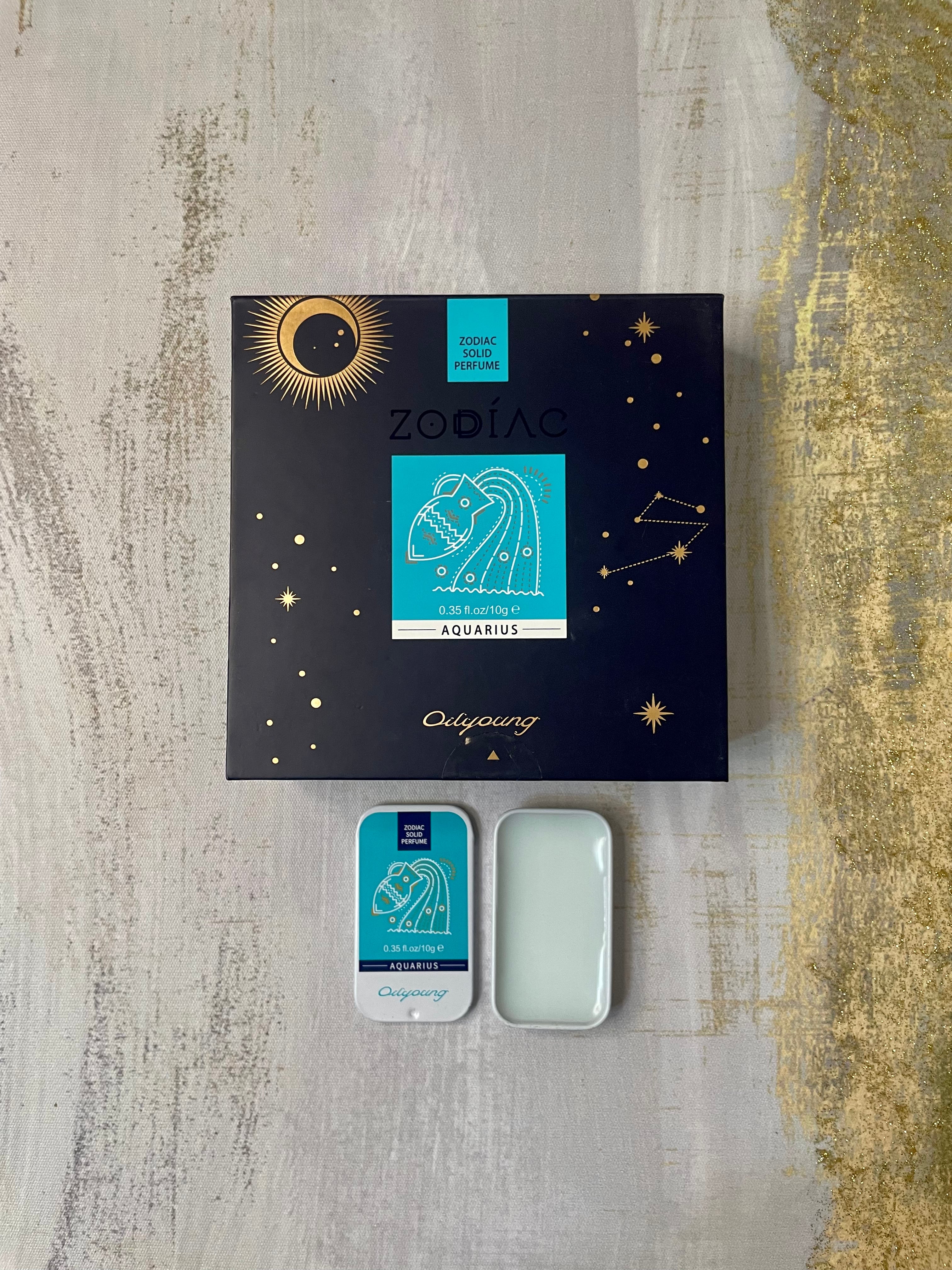 Aquarius Zodiac Fragrance Cream Solid Perfume balm