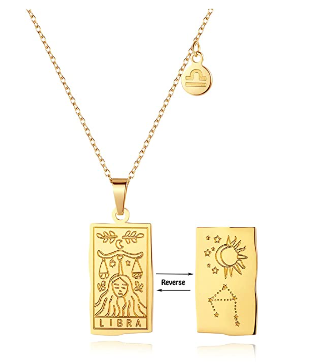 Zodiac double sided necklaces (Select your sign)