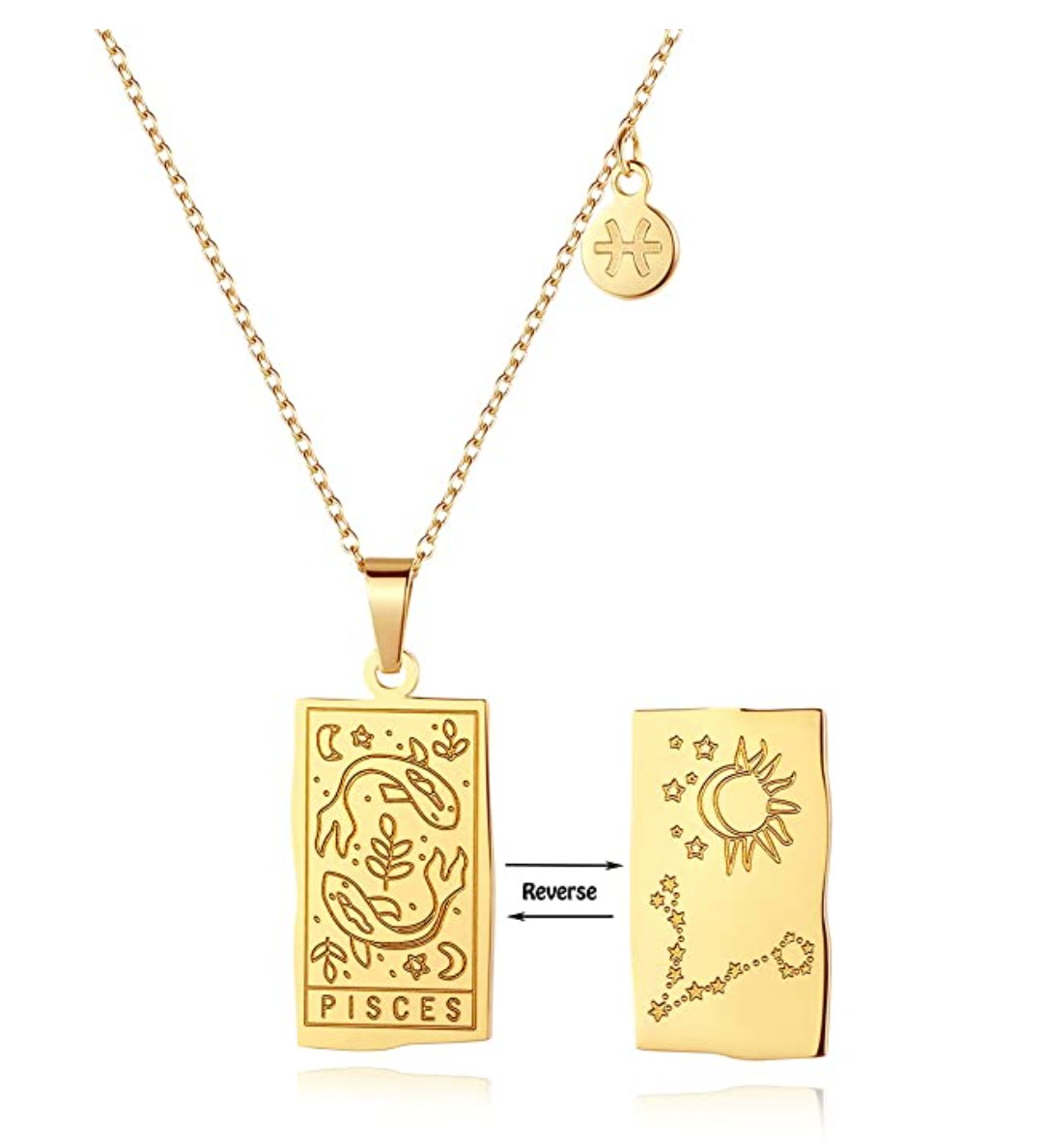 Zodiac double sided necklaces (Select your sign)