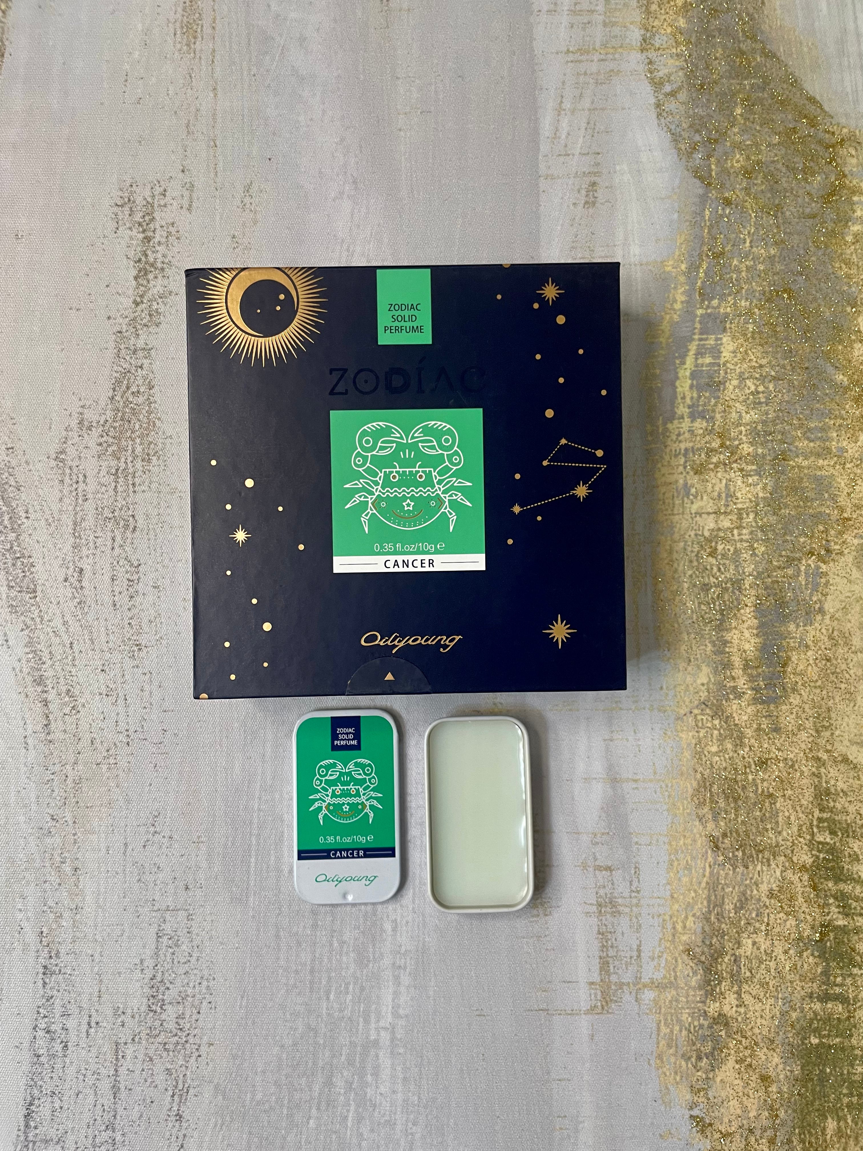 Cancer Zodiac Sign Fragrance Cream Solid Perfume balm