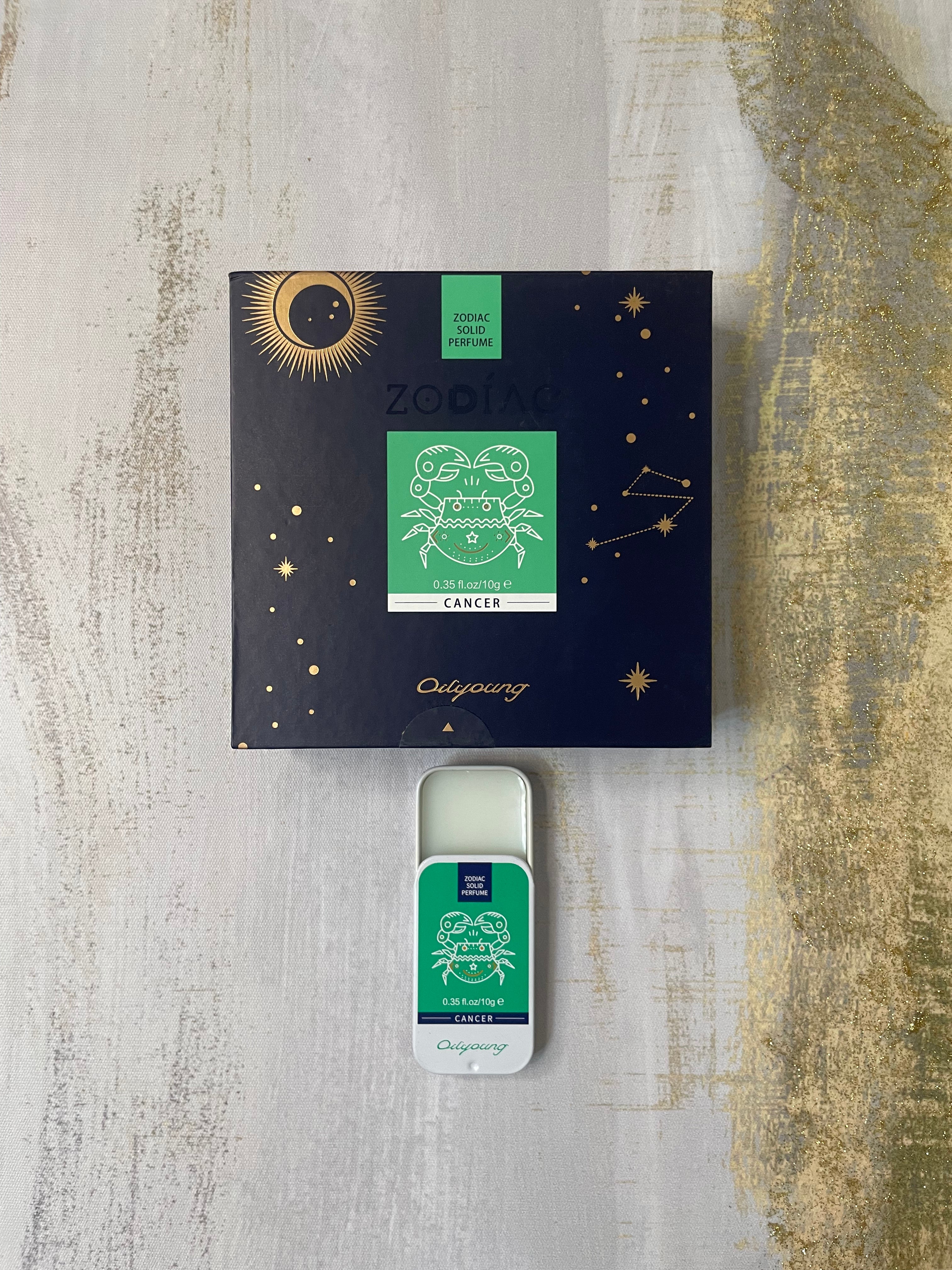 Cancer Zodiac Sign Fragrance Cream Solid Perfume balm