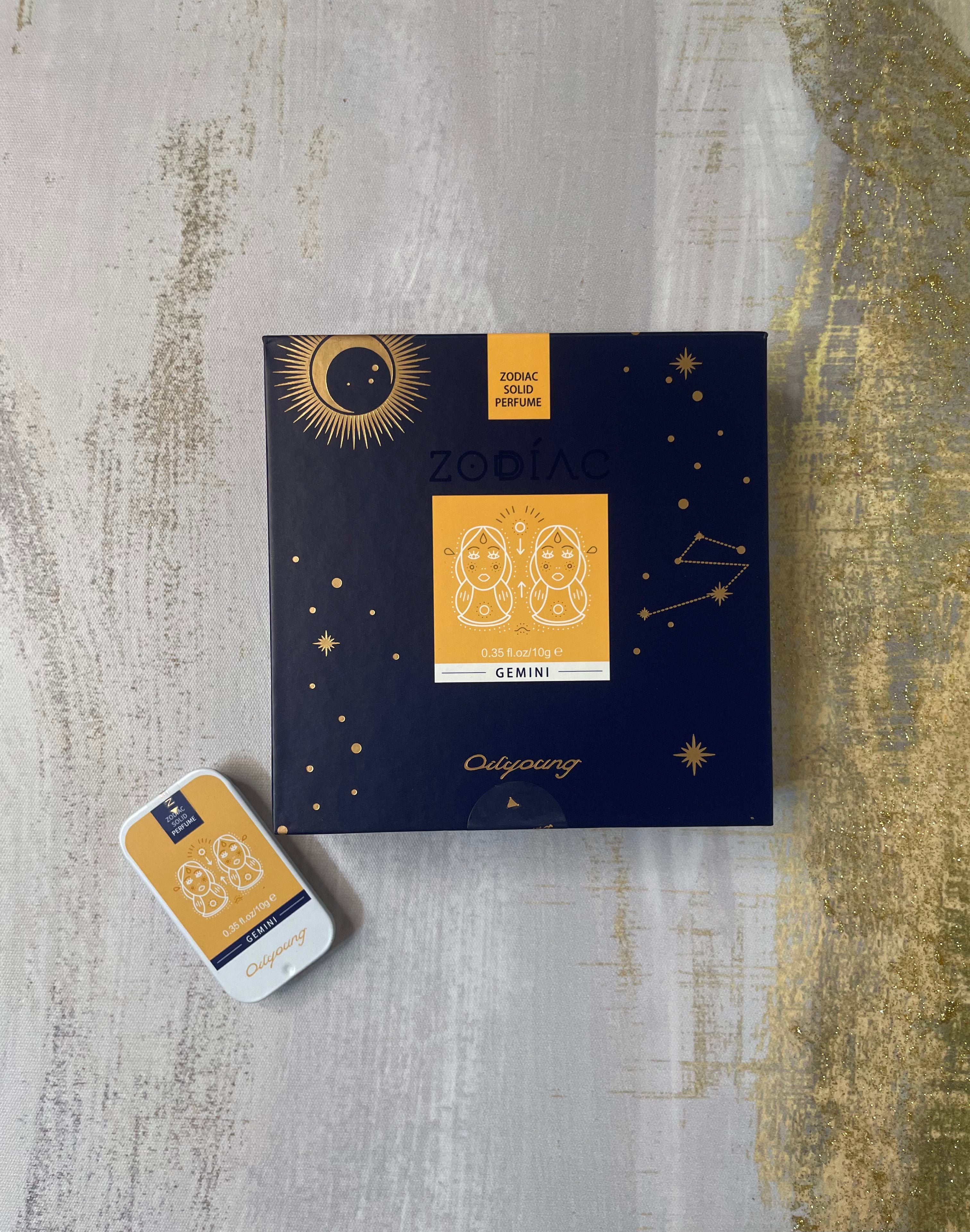Gemini Zodiac Fragrance Cream Solid Perfume balm