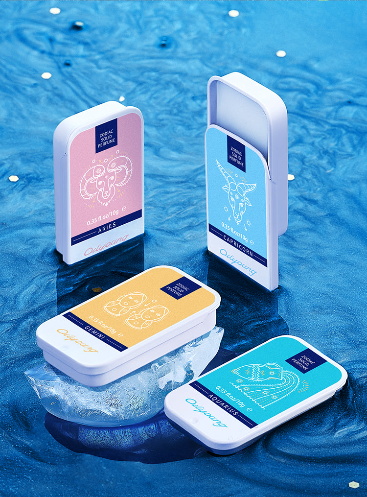 Aquarius Zodiac Fragrance Cream Solid Perfume balm