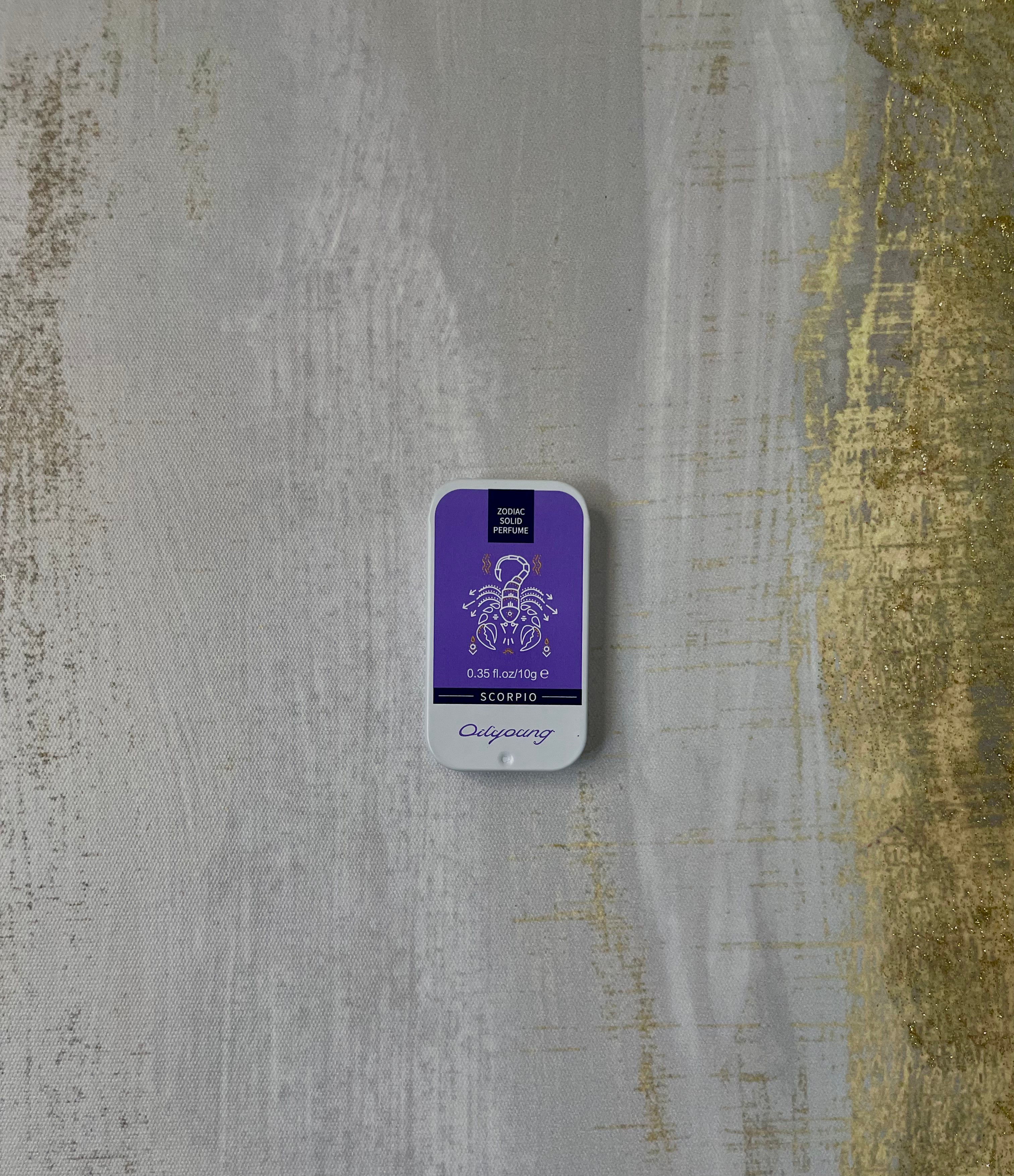 Scorpio Zodiac Sign Fragrance Cream Solid Perfume balm