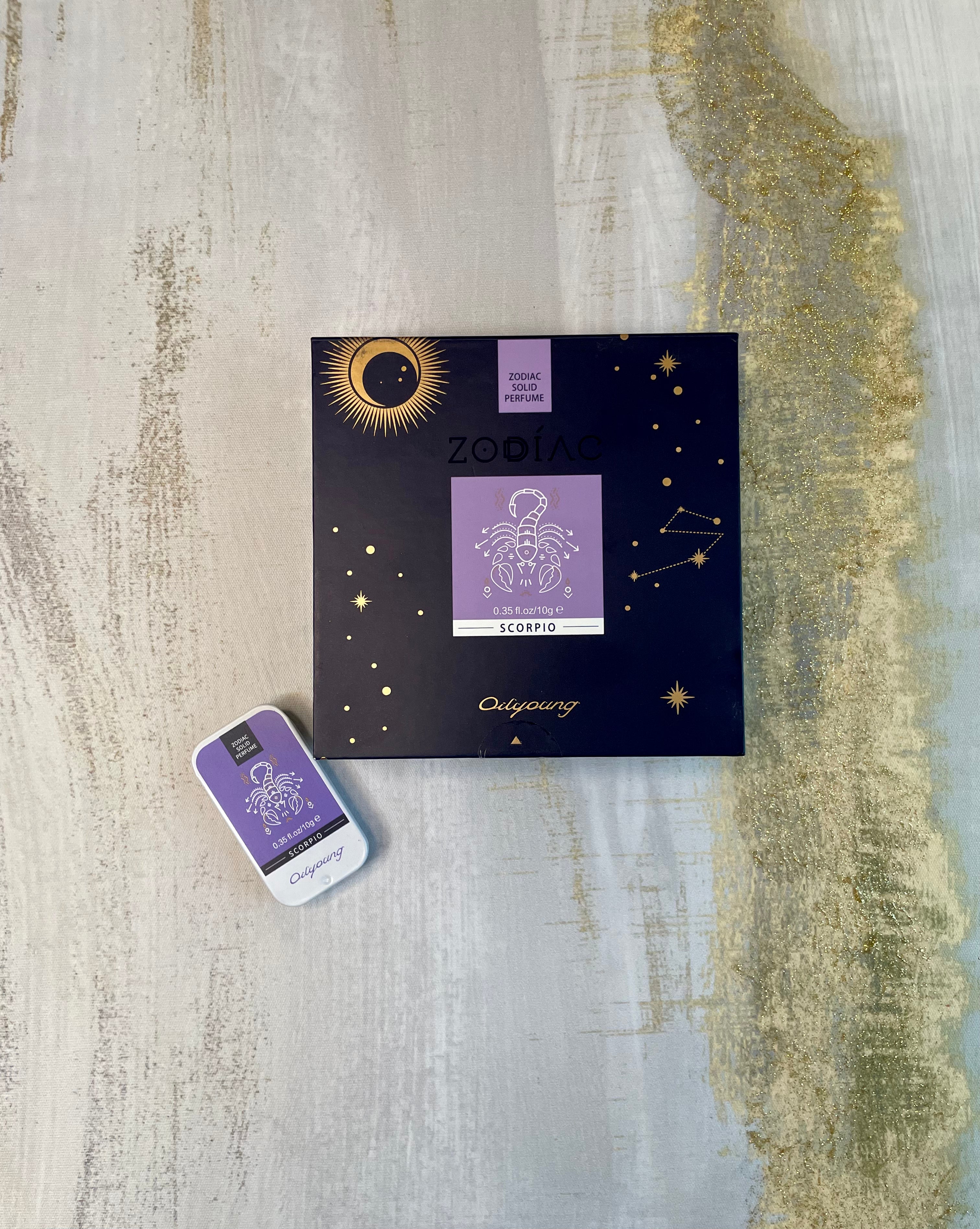 Scorpio Zodiac Sign Fragrance Cream Solid Perfume balm