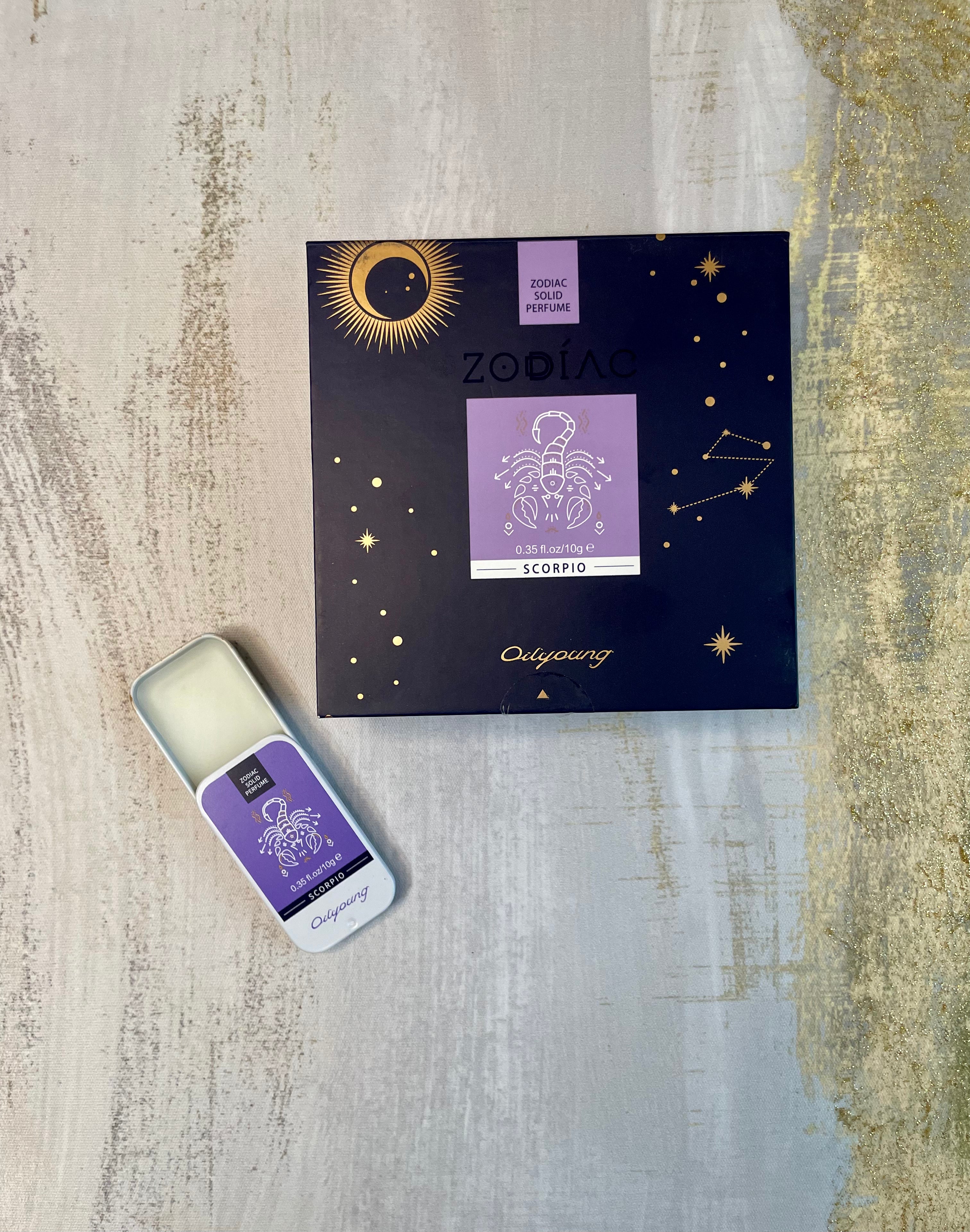 Scorpio Zodiac Sign Fragrance Cream Solid Perfume balm
