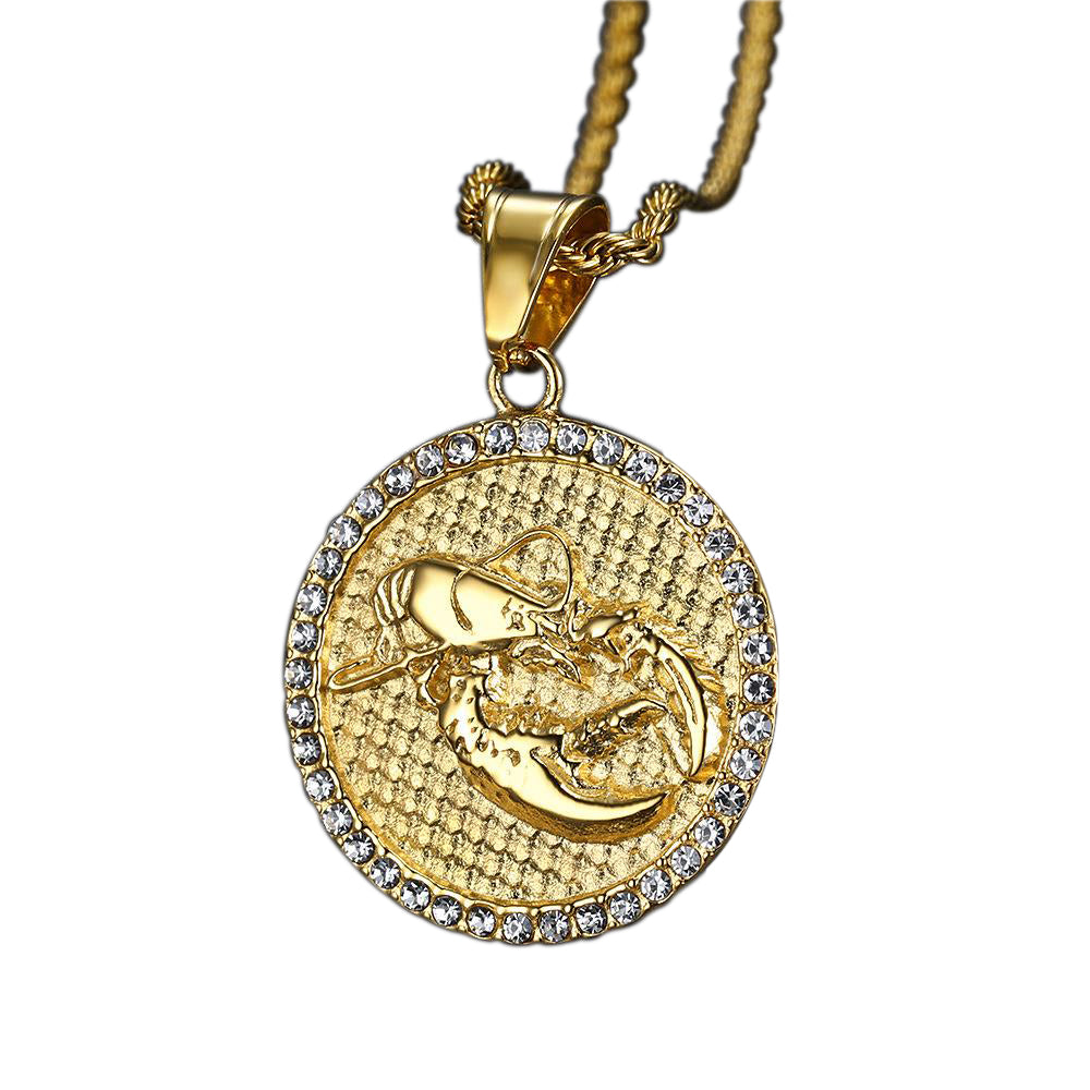 Men's Cancer Gold/Silver (The crap) necklace