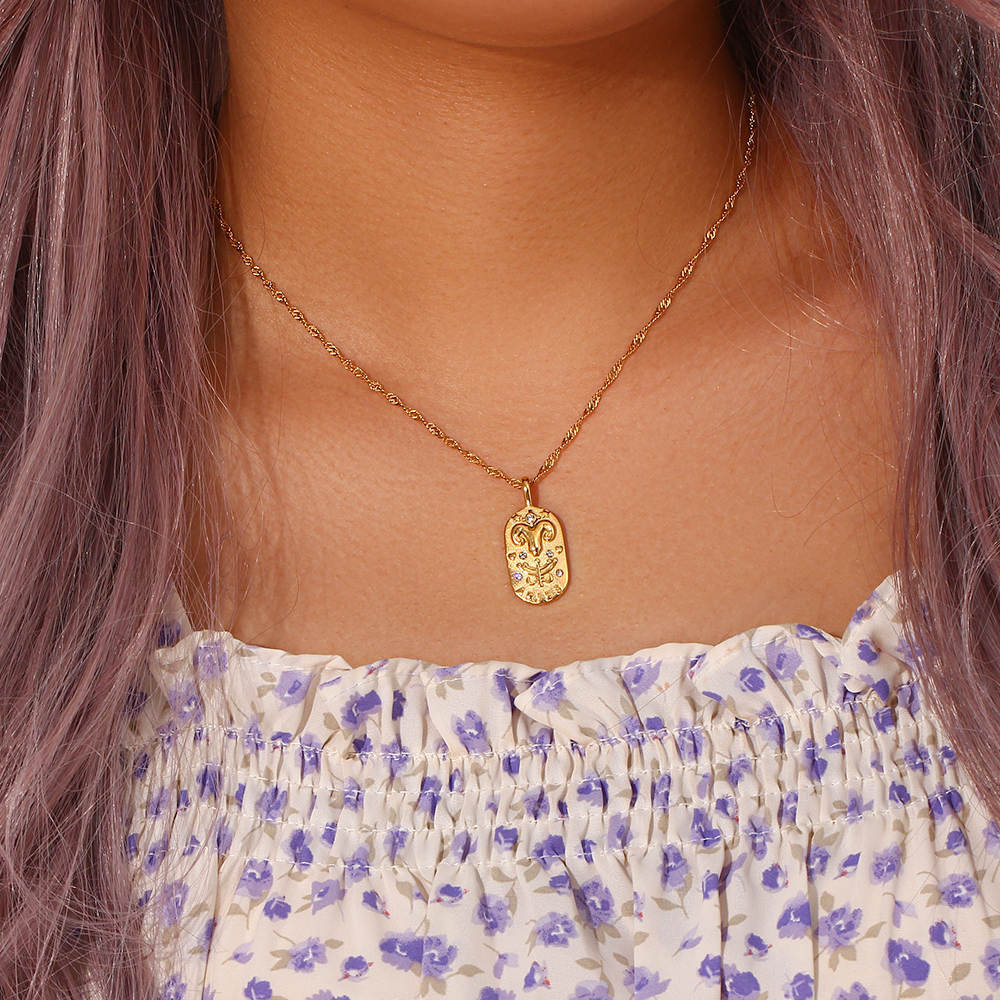 The Zodiac Sign Signature Necklace (Select a sign)