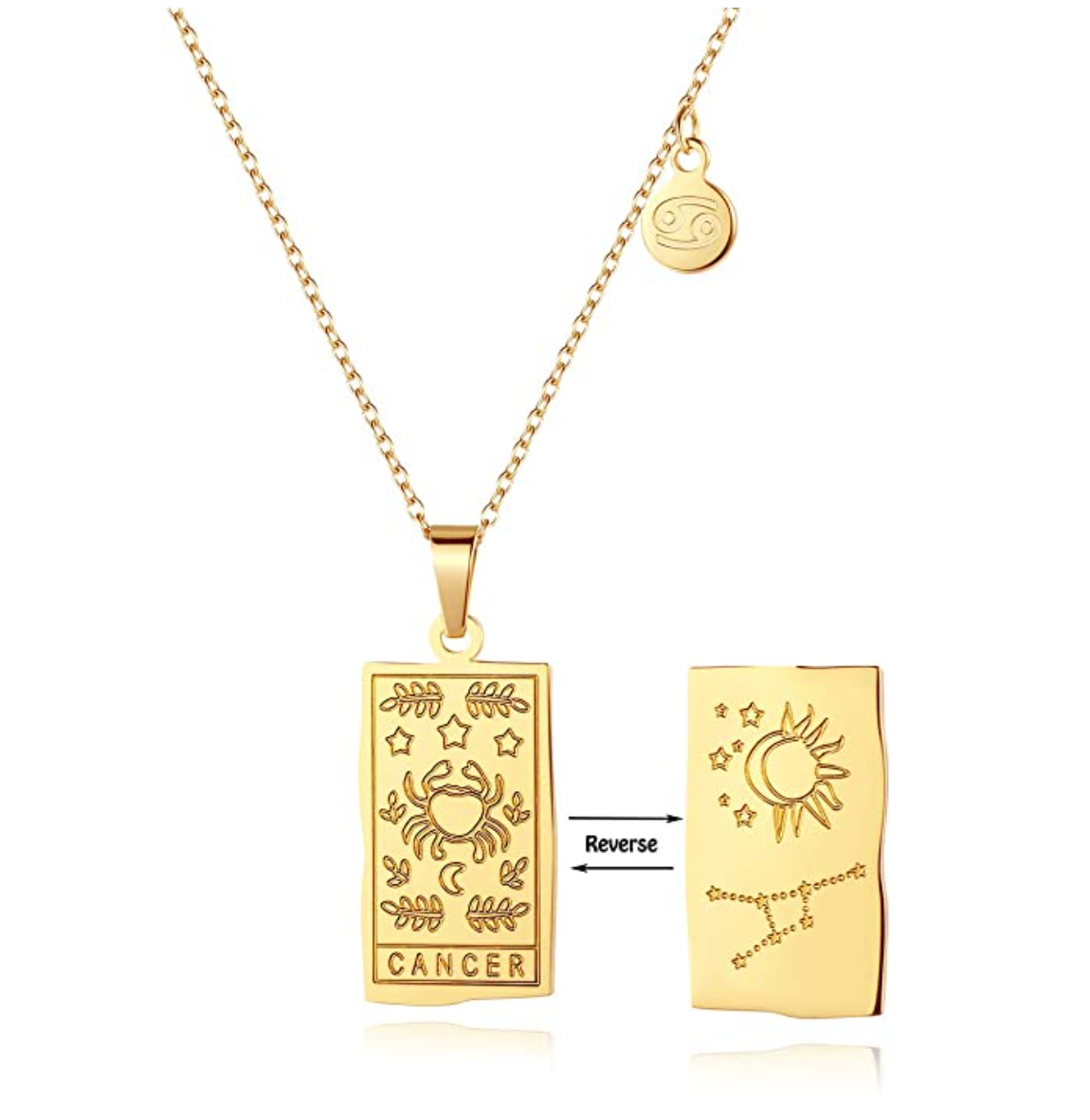Zodiac double sided necklaces (Select your sign)