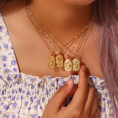 The Zodiac Sign Signature Necklace (Select a sign)