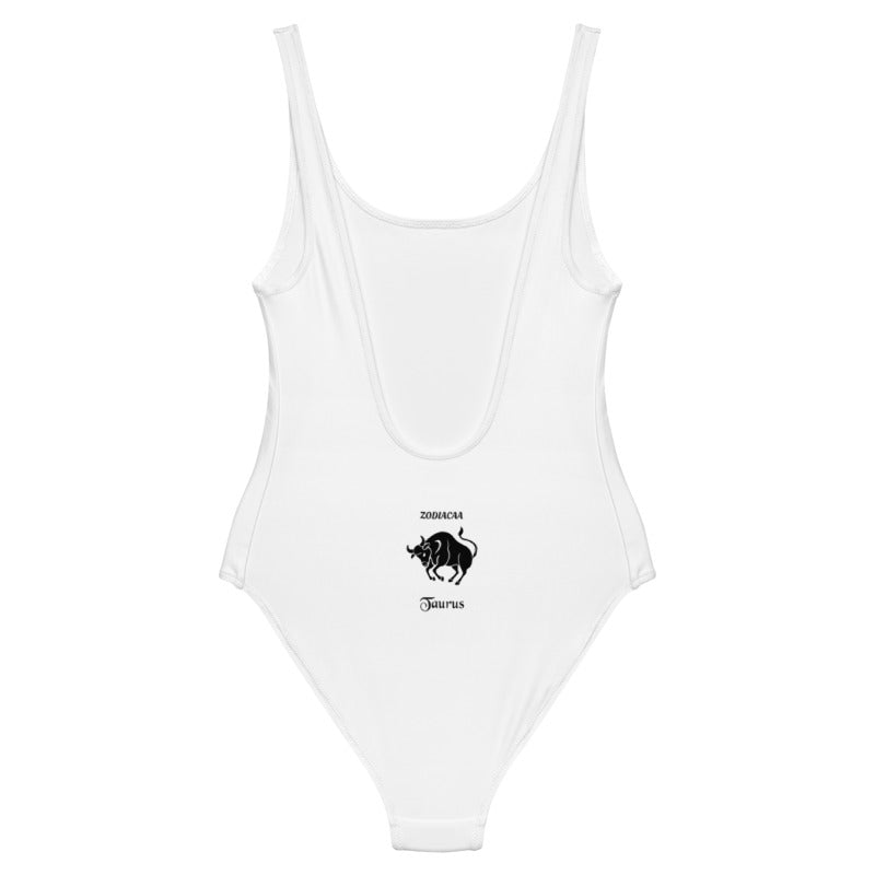 Taurus White One-Piece Swimsuit