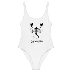 Scorpio White One-Piece Swimsuit