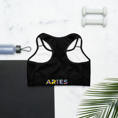 Aries Black Sports bra
