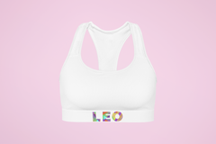 Leo White Sports bra
