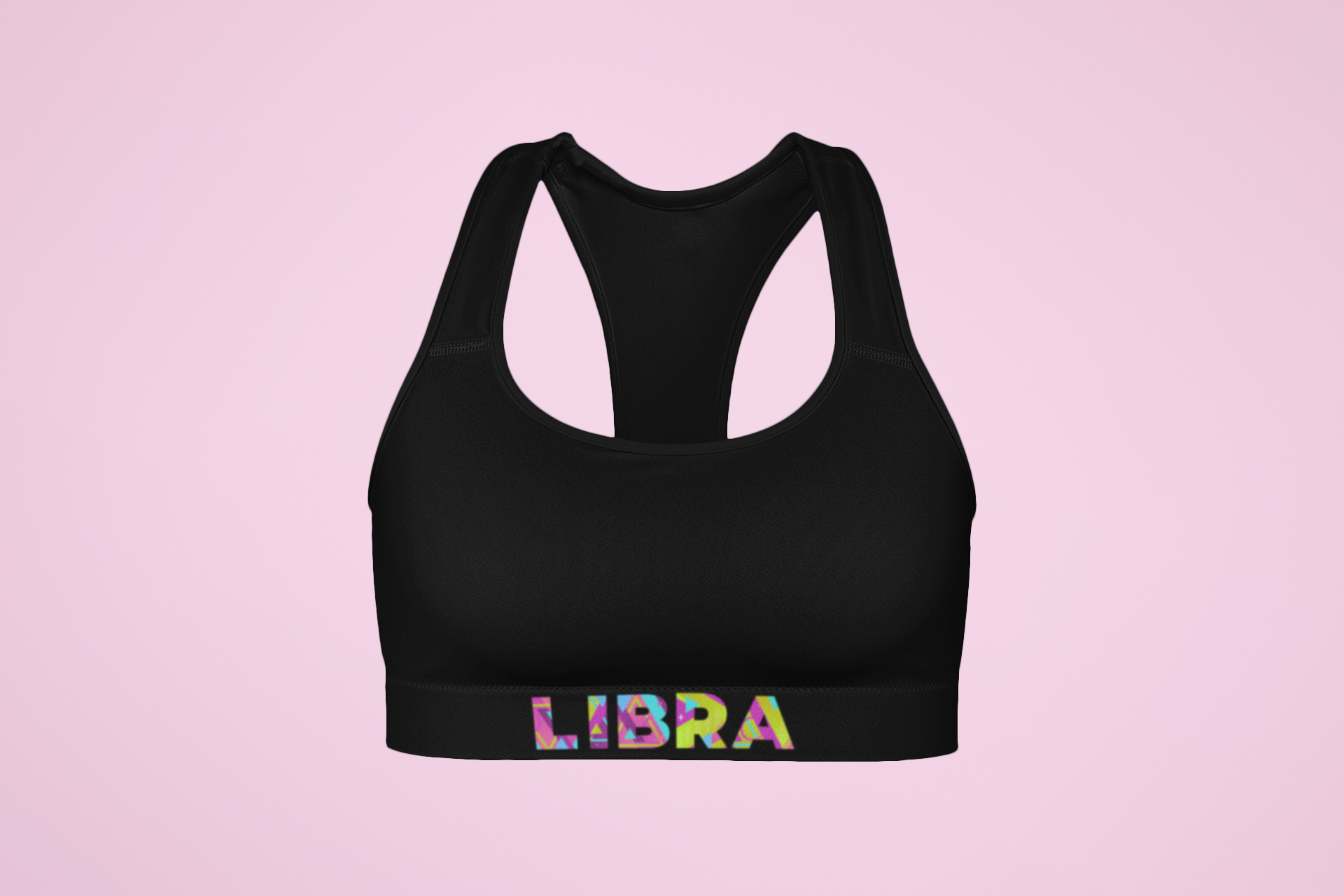 Libra Black Sports bra