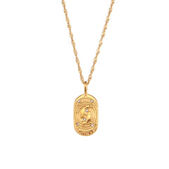 The Zodiac Sign Signature Necklace (Select a sign)